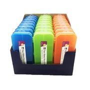 Charles Leonard Pencil Box, Double Sided, Assorted Colors 76310ST